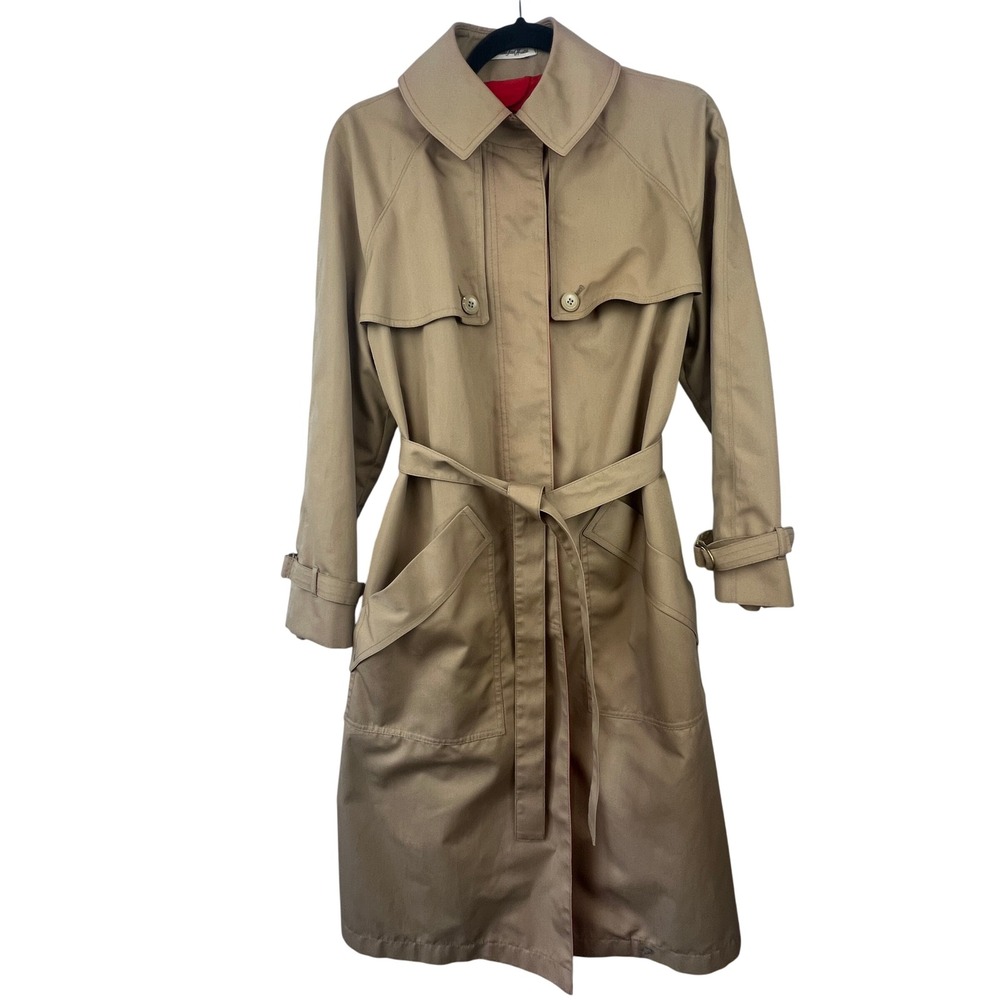 Vintage Misty Harbor Mariner III Trench Coat Size 14P Made in USA‎ Union Tag